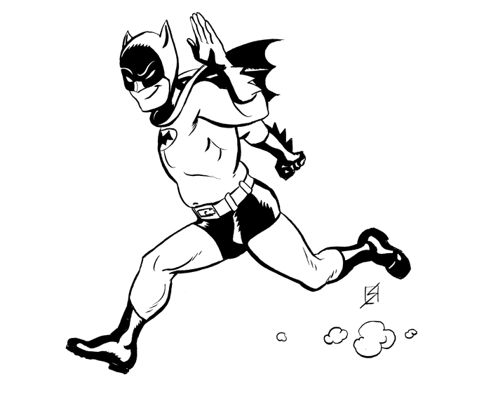 Dinky Little Bat in a Dinky Little Cape